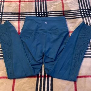 Blue Lululemon Leggings